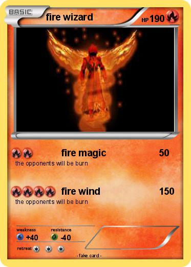 Pokemon fire wizard