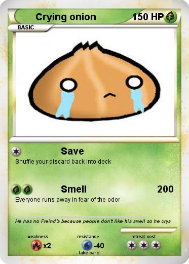 Pokemon Crying onion