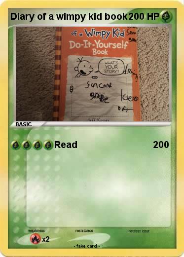 Pokemon Diary of a wimpy kid book