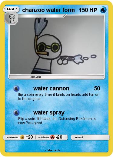 Pokemon chanzoo water form