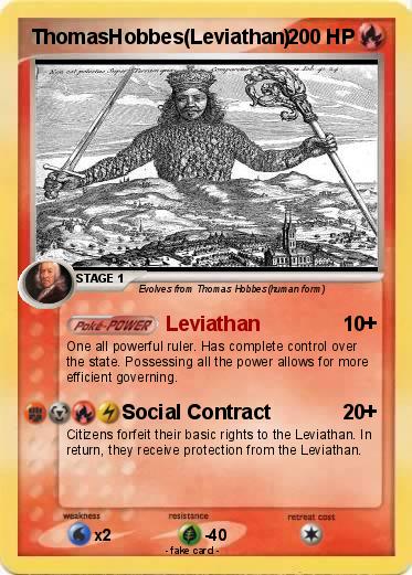 Pokemon ThomasHobbes(Leviathan)