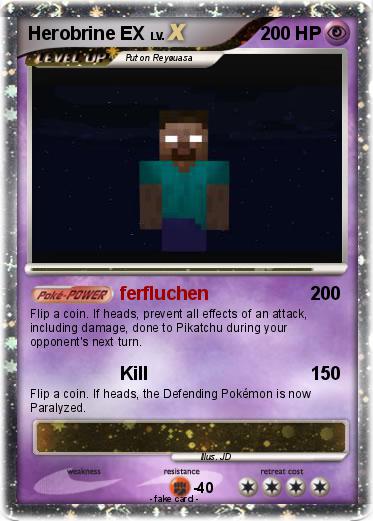 Pokemon Herobrine EX