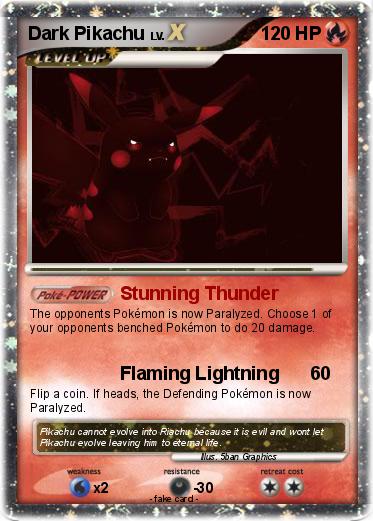 Pokemon Dark Pikachu