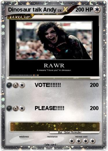 Pokemon Dinosaur talk Andy