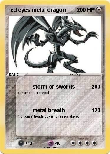 Pokemon red eyes metal dragon