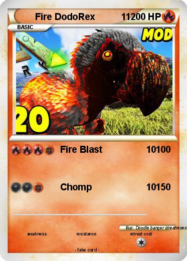 Pokemon Fire DodoRex          11