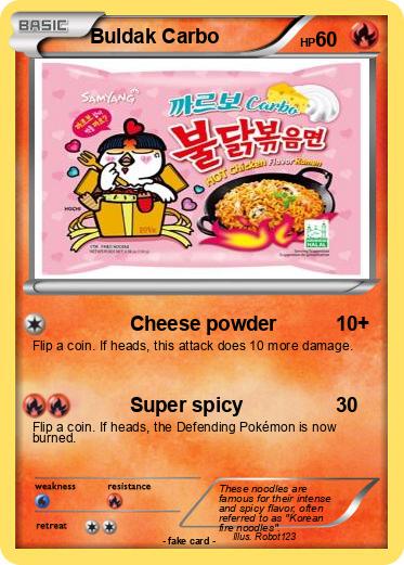 Pokemon Buldak Carbo