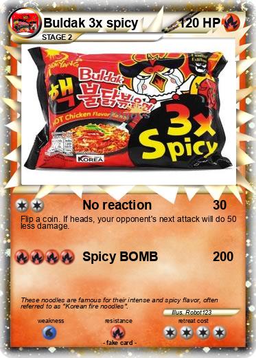 Pokemon Buldak 3x spicy