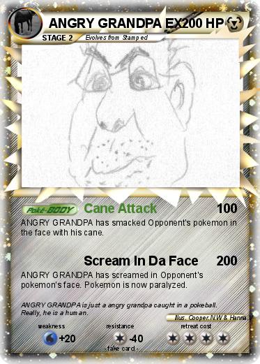 Pokemon ANGRY GRANDPA EX