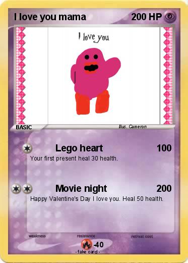 Pokemon I love you mama