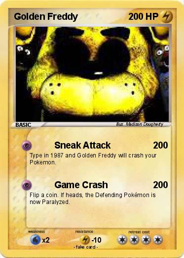 Pokemon Golden Freddy
