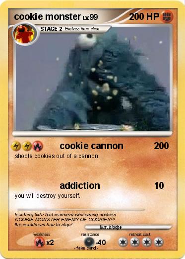 Pokemon cookie monster