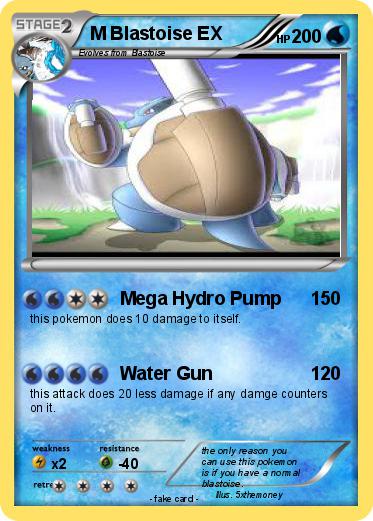 Pokemon M Blastoise EX