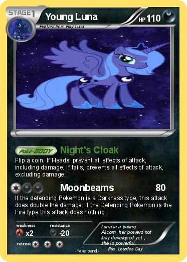 Pokemon Young Luna