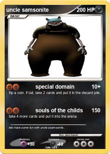 Pokemon uncle samsonite