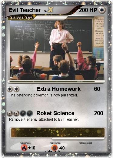 Pokemon Evil Teacher