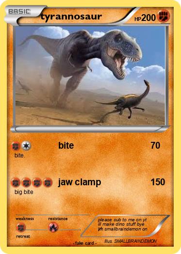 Pokemon tyrannosaur