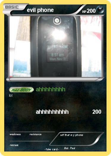 Pokemon evil phone