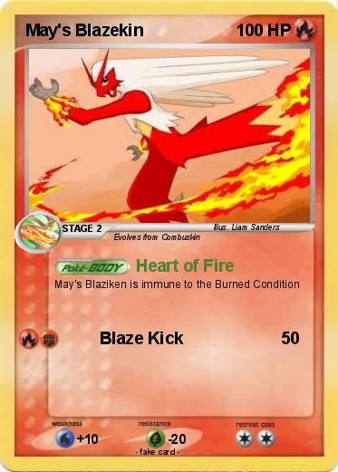 Pokemon May's Blazekin
