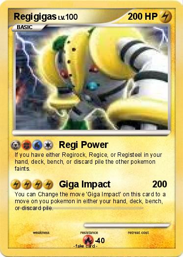 Pokemon Regigigas