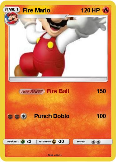 Pokemon Fire Mario