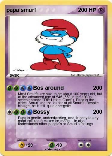 Pokemon papa smurf