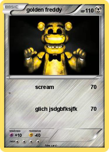 Pokemon golden freddy
