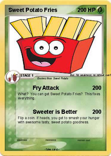 Pokemon Sweet Potato Fries