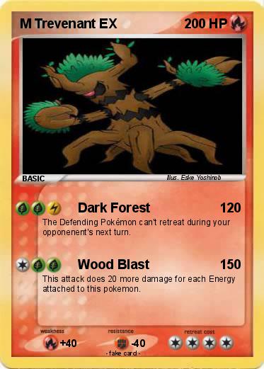 Pokemon M Trevenant EX
