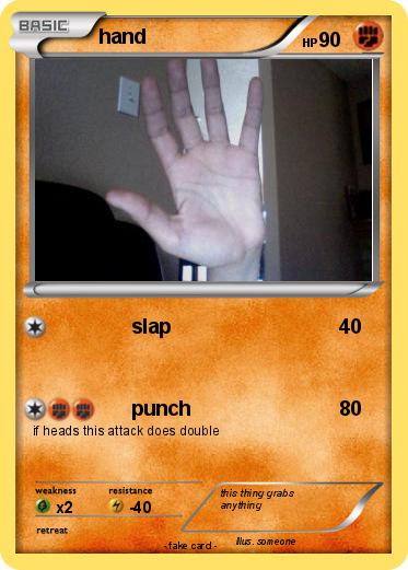 Pokemon hand