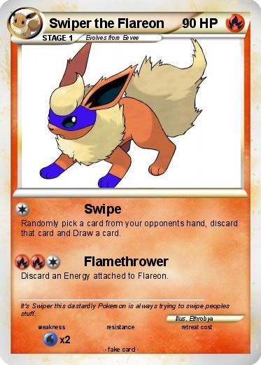 Pokemon Swiper the Flareon