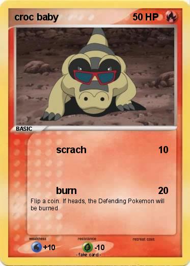 Pokemon croc baby