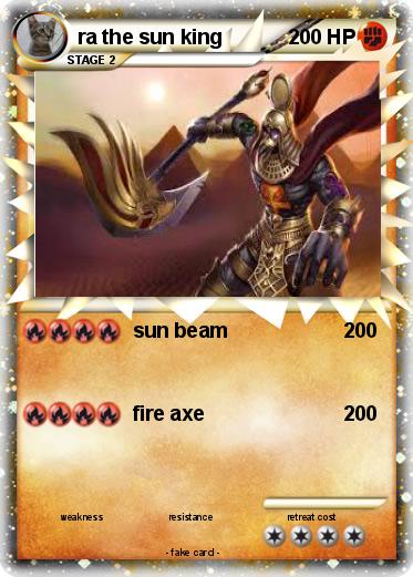 Pokemon ra the sun king