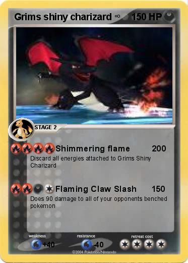 Pokemon Grims shiny charizard ∞