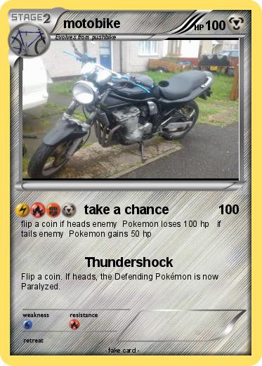 Pokemon motobike