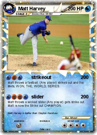 Pokemon Matt Harvey