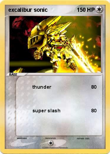 Pokemon excalibur sonic