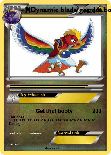 Pokemon Dynamic blade got dat booty