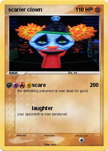 Pokemon scarier clown