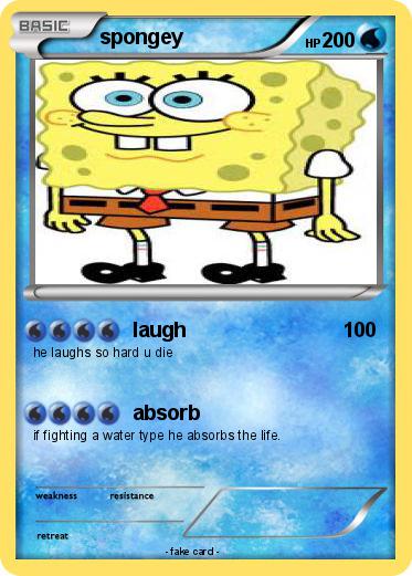 Pokemon spongey