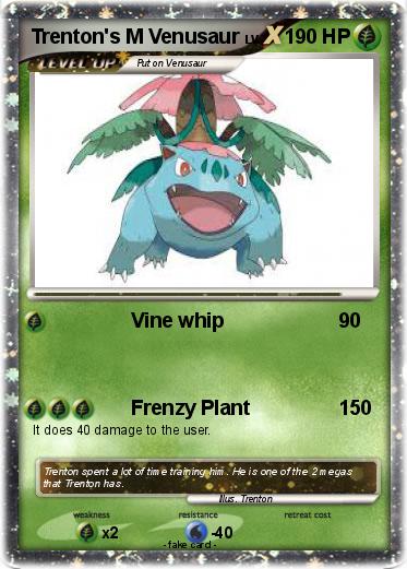 Pokemon Trenton's M Venusaur