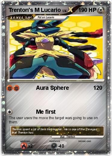 Pokemon Trenton's M Lucario
