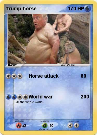 Pokemon Trump horse