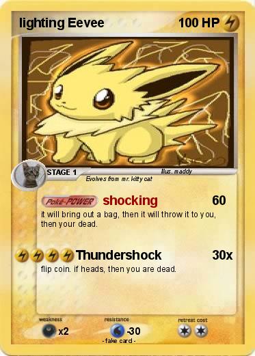 Pokemon lighting Eevee