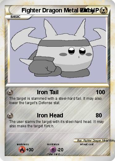 Pokemon Fighter Dragon Metal Kirby