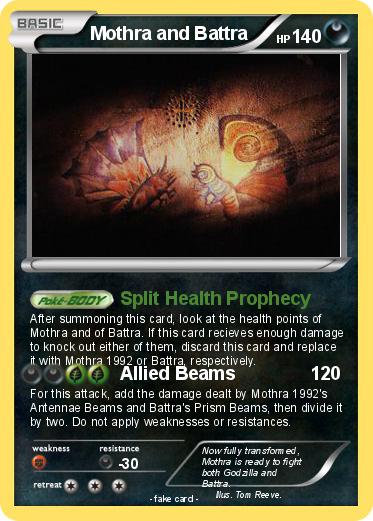 Pokemon Mothra and Battra