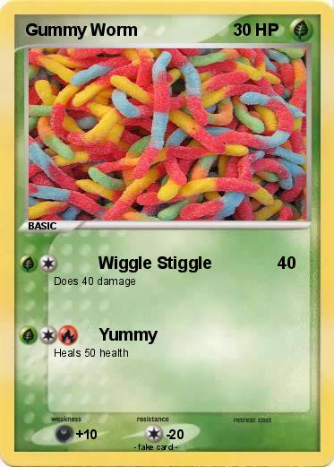 Pokemon Gummy Worm