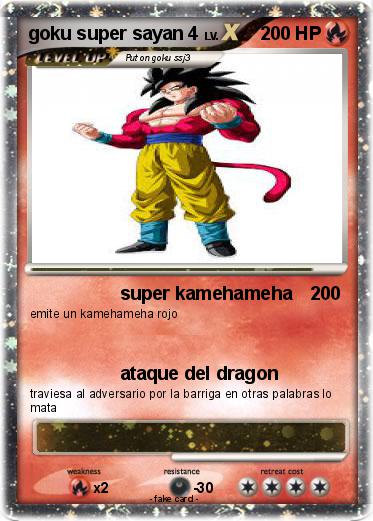 Pokemon goku super sayan 4