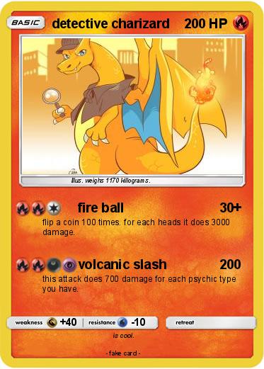 Pokemon detective charizard