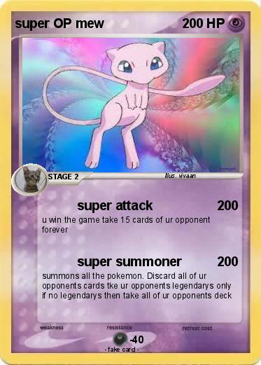 Pokemon super OP mew